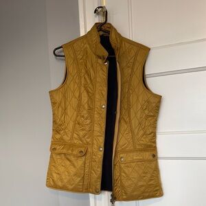 Barbour Quilted Vest in Mustard